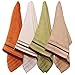 4-Piece Antibacterial Durable Towel Sets Bamboo Fiber Facecloth Hand Bath Towels,Soft Washcloth Absorbent Bathroom Towels,12