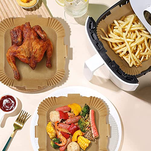 MOSFiATA Air Fryer Disposable Paper Liner Square NonStick Parchment