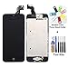 cellphoneage Black New LCD Display For iPhone 5C + Digitizer Touch Screen Replacement + Camera FaceTime and Home Button Pre-Installed + Free Tool Kits + Free Gifts