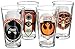 Zak Designs SWRH-4240 Star Wars Ep7 Glass Tumbler 4 Piece Window box, 16 oz, Multicolor