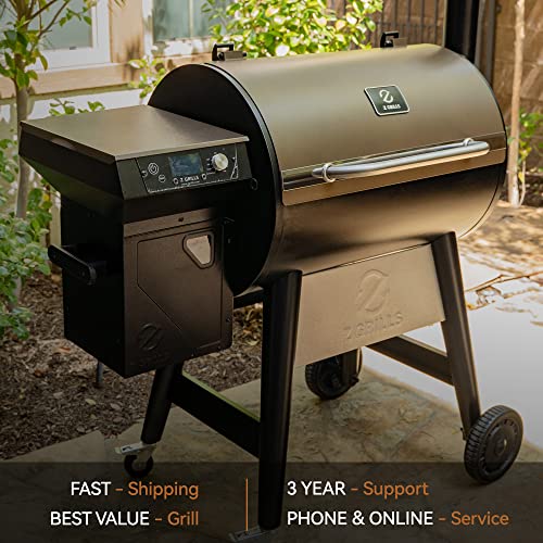Z GRILLS Wood Pellet Grill Smoker with PID Controller, 700 Cooking Area
