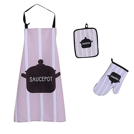 wonderfulwu - Juego de 3 Manoplas Individuales con diseño ...