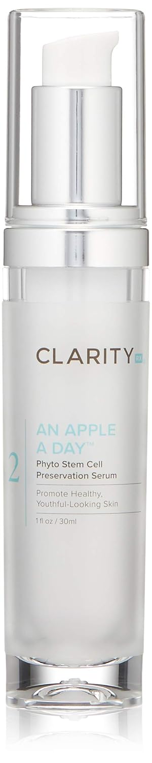 ClarityRx An Apple a Day Phyto Stem Cell Skin Preservation Serum, 1 Fl Oz