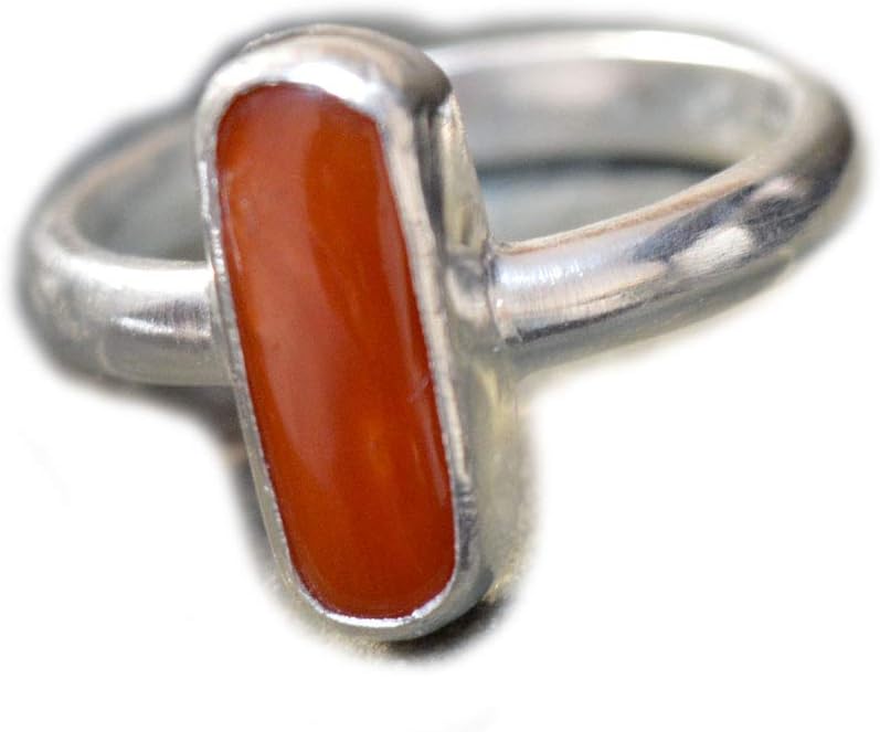 Choose Your Color Natural Gemstone Chakra Healing Ring Sterling Silver 5 Carat Handmade Jewelry Size H-Y