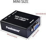 POMIACAM VGA to USB 2.0 Capture Card HD 1080P Audio Video Converter Plug Play view 7