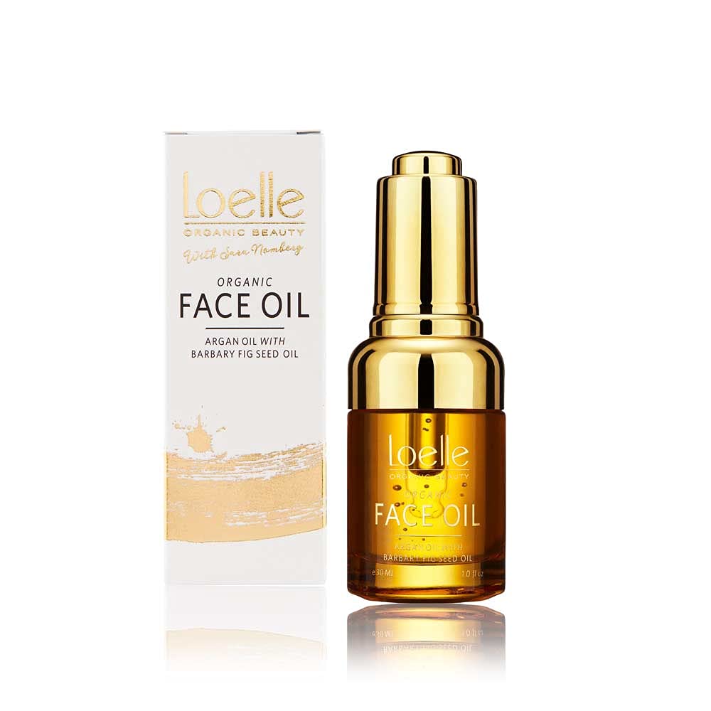 Loelle - Organic Prickly Pear Seed Oil for a Bright and Moisturised Face - Anti-Wrinkle Facial Oils with High Vitamin E and Antioxidant Content - Hand-picked in Morocco (30ml), Gold