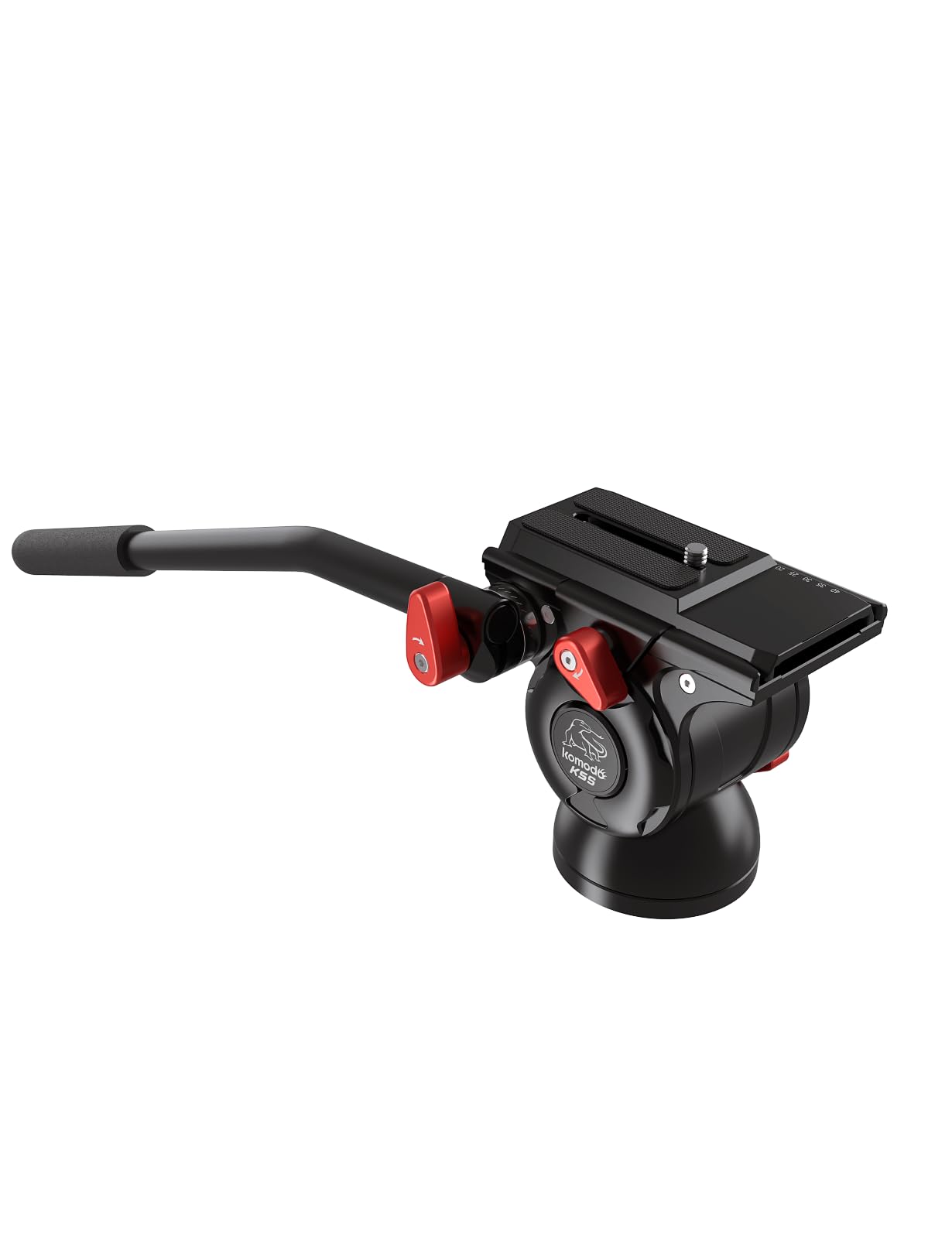 Photo 1 of IFOOTAGE Komodo K5S Fluid Head, Aluminum Tripod Head Camera Video Head for DSLR Camera, Camcorder, Monopod and Tripod, Payload 5KG/11LB