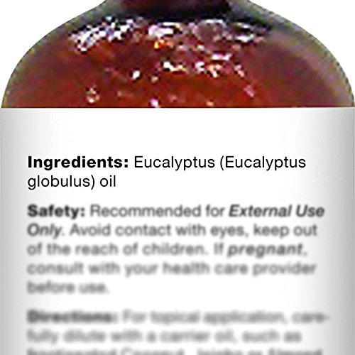 Majestic Pure Eucalyptus Essential Oil, Pure and Natural with Therapeutic Grade, Premium Quality Eucalyptus Oil, 4 fl. Oz.