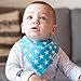 Baby Bandana Drool Bibs by Pashoshi - 4 Pack of Cute Unisex Absorbent Cotton Bibs with Free Pacifier Clip & Bottle/Toy Strap - Modern Baby Gift Set for Boy or Girl Infant - 5 Star Product