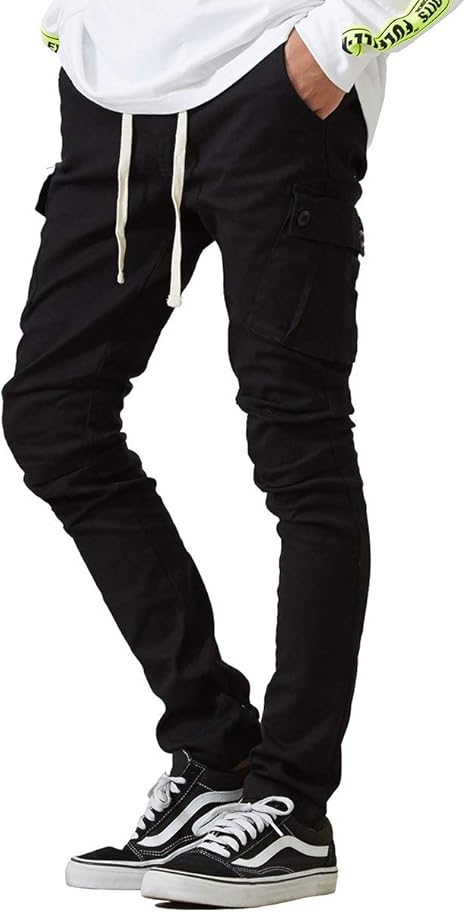 Amazon スキニー カーゴ パンツ メンズ テーパード スリム 細身 ストレッチ 迷彩 カモフラージュ Gracias ロングパンツ 通販