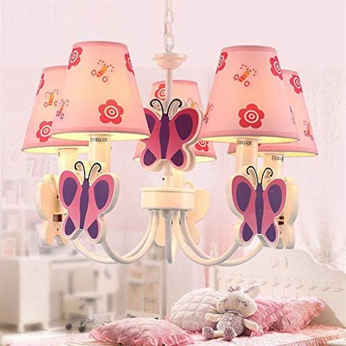 Children's Room Light Creative Butterfly Ceiling Lamp Modern LED Boy Girl Eye Protection Chandelier E27 Living Room Bedroom Nursery Decoration Light