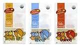 Organic, Sprouted Baby Cereal Assortment: Quinoa, Rice, Wheat - 7 Oz. (198 g) Each - 3 Pack Bundle