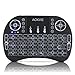 OEM Computer Keyboards AOKVIE Mini 2.4Ghz Backlit Wireless Touchpad Keyboard with Mouse for Pc