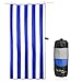 Your Choice Microfiber Beach Towels, Beach Towels for Adults, Sand Free Beach Towel Quick Dry Travel Towel Camping Towel - Blue and White Stripe, Large Beach Towel 60x30 Inch