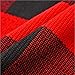 YHOUSE Buffalo Plaid Rug Cotton Front Door Mat Outdoor Doormat Washable Checkered Rugs Indoor/Outdoor Welcome Mat for Layered Mat Porch/Kitchen/Farmhouse/Entry(23.6“X35.4“, Red and Black Plaid)