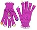 Kidorable Children Weatherproof Warm Knitwear Butterfly Gloves, Purple, Medium