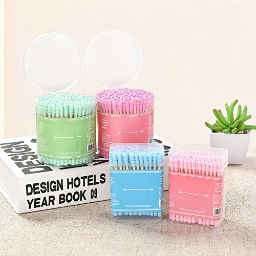 {Double Head Cotton Swab Cotton Buds} 200Pcs Medical Swabs Ear Cleaning Cosmetic Tool Makeup Removal Wound Care Cotton Buds