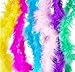 Kicko Mini Marabou Feather Boas - 12 Pack of 44 Inches - Assorted - for Halloween Costumes, Kids, Props, and Party Favors
