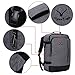 Hynes Eagle Carry on Backpack 38L Large Travel Backpack for Women Flight Approved Weekender Bag Laptop Backpack Men 15 inches Black Grey