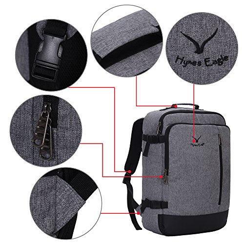 Hynes Eagle Carry on Backpack 38L Large Travel Backpack for Women