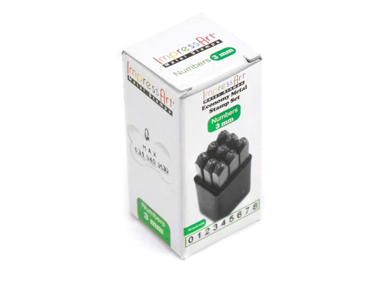 ImpressArt Basic Sans Serif Number Metal Sets for Metal Hand  Stamping Handmade Jewelry