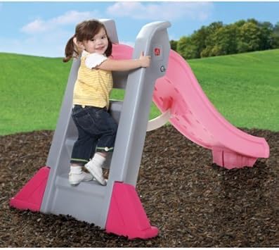 pink garden slides