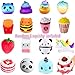 Jumbo Slow Rising Squishies Charms Kawaii Squishies Cream Scented Toys For Kids and Adults (-Star Panda)