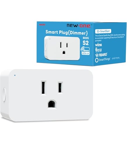 Jasco 28172 Z-Wave Plus Plug-in Smart Switch, Dual Plug