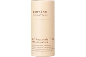 Routine Natural Deodorant|The Curator: Eucalyptus, Geranium, Black Spruce & Cocoa|Sensitive Skin Formula, Aluminum Free, Natu