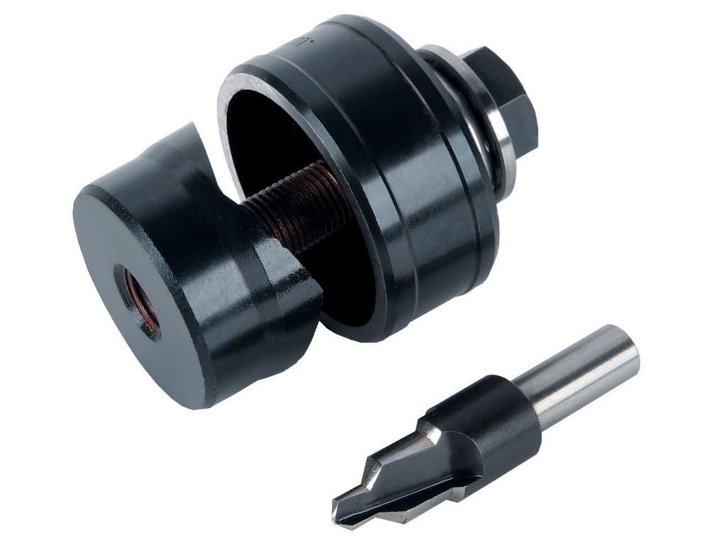 wolfcraft Hole Cutter Set, 2 Pcs, Ø 32 mm I 3761000 I for Punching Clean and Precise Holes in Stainless Steel Sinks with Ease