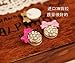 Big Mango Cute Pink Bow Round Iphone Home Return Key Button Sticker / Cell Phone Charms for Apple Iphone 5 5s 5c Iphone 4 4s Ipod Touch Ipad 2 iPad 3 iPad 4 iPad Air Tablet Replace Replacement