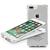 MobilePal Qi Wireless Charging Case for iPhone 7 Plus and iPhone 6(s) Plus [New 2017 Model] (Silver)