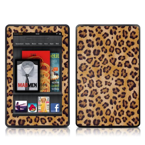 Kindle Fire Skin Kit/Decal - Leopard (will not fit HD or HDX models)