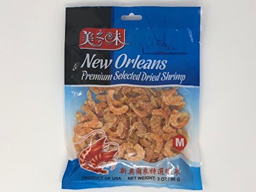 Louisiana premium dried shrimp (medium) 3 oz.