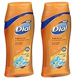 Dial Miracle Oil Marula Oil Restoring Body Wash 21 Fl.oz. (2 Pack)