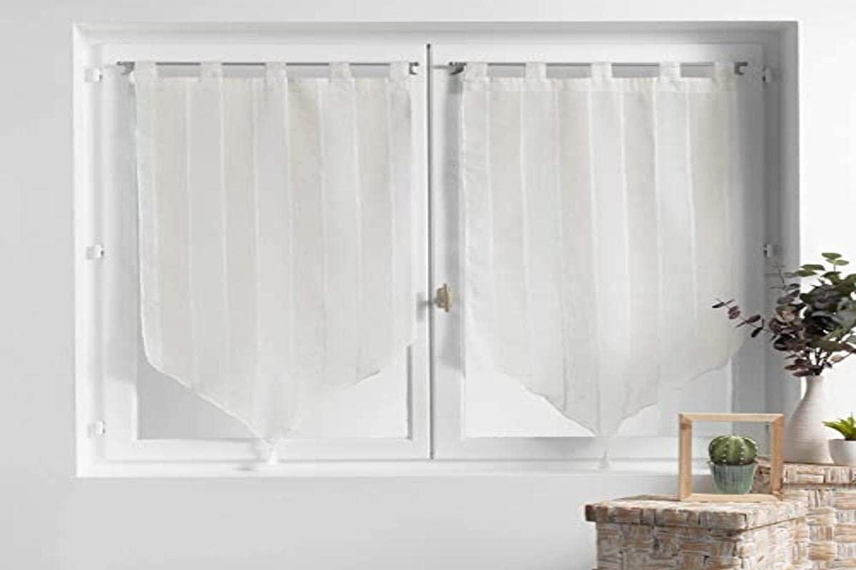 Douceur d'Intérieur Natural Curtain 2 x 60 x 120 cm