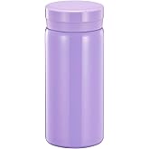 Mini Thermos Cute Water Bottle - 7 oz Tiny Insulated Vacuum 18/10 Stainless Steel Small Flask - Leak Proof & Spill Proof & Keeps Cold and Hot for Drink, Coffee, Tea - Purple