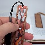 Madrona Branch- Cut out- Engraved Wooden Bookmark with Tassel