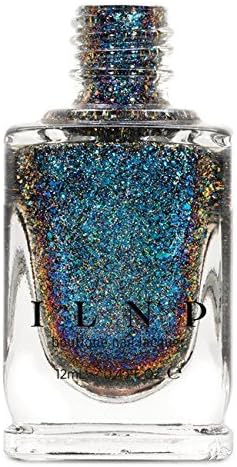 'Ilnp Ice House (H) – Blue, Teal and Purple Holographic Ultra Chrome Color Shifting Flakie Nail Polish by Ilnp Cosmetics, Inc. "