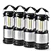 Odoland 4 Pack LED Lantern, 2-in-1 300 Lumen LED Camping Lantern Handheld Flashlights, Camping Gear Equipment for Outdoor Hiking, Camping Supplies, Emergencies, Hurricanes, Outages