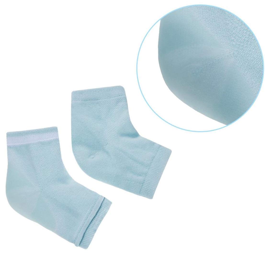 Nado Care Moisturizing Socks Lotion Gel for Dry Cracked Heels 4 Pack, Spa Gel Socks Humectant Moisturizer Heel Balm Foot Treatment Care Heel Softener Compression Cotton - Pink, Blue, Grey and Black … : Beauty