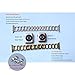Secbolt Bling Bands Compatible with Apple Watch Band 38mm 40mm 41mm iWatch SE Series 8 7 6 5 4 3 2 1 Women Dressy Jewelry D-link Stainless Steel Wristband Strap, Champagne Gold