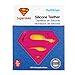 Bumkins DC Comics Silicone Teether, Superman Pink