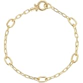 gorjana - Parker Charm Link Bracelet - Gold Plated for Women | Ideal Gift Packaging - Everyday Stack, Layering with Other Jewelry