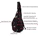 LAMMOK Sling Backpack Sling Bag Crossbody Daypack Chest Shoulder Pack for Men Women