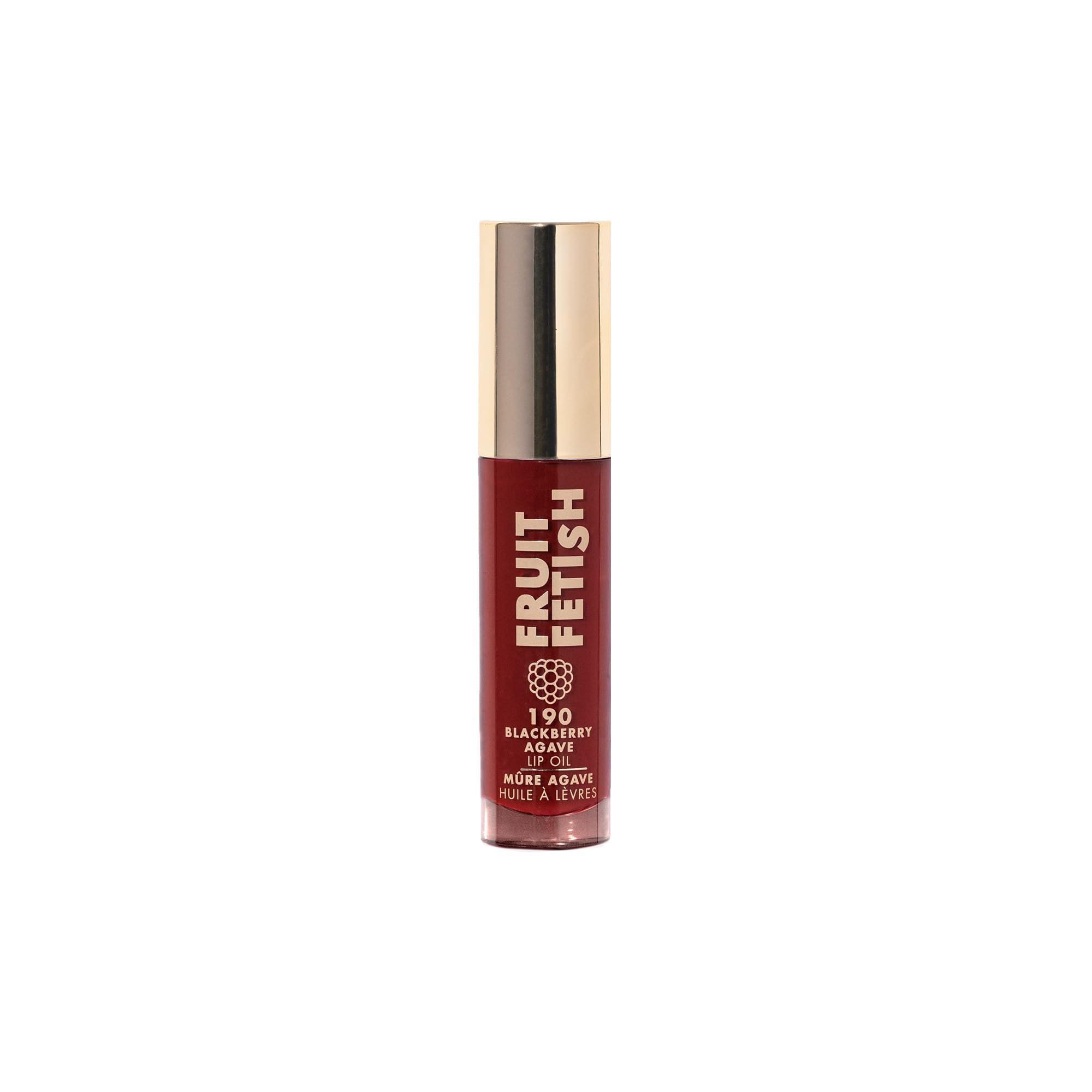 Milani Fruit Fetish Lip Oil with Vitamin E for Instant Hydration, Fruit Extract Infused Lip Treatment and Moisturizing Lip Gloss - Blackberry Agave