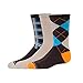 Gold Toe Big Boys' 3 Pack Argyle/plaid Dress Crew, Brown Argyle/Khaki Jersey/Brown Plaid, Medium