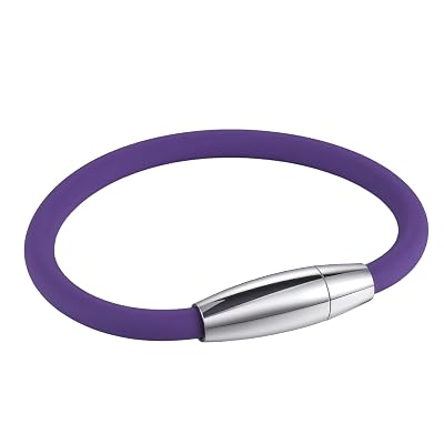 The Wellness Factor Biofield Vertigo Relief Bracelet - (Large, Purple)