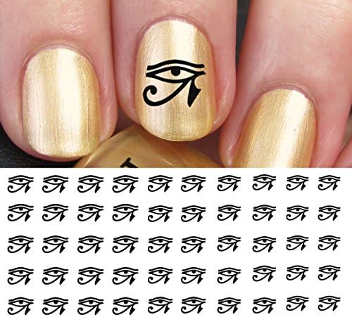 Eye of Horus Egyptian Nail Decals - Salon Quality!