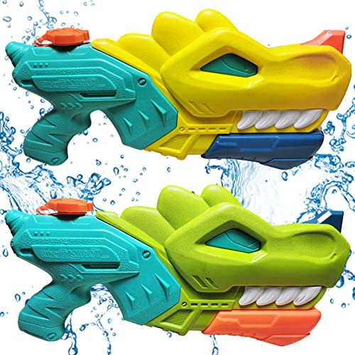 Water Gun for Kids Super Water Blaster Soakers, 2 Pack Big Squirt Gun